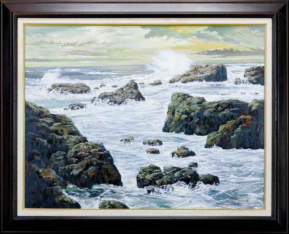 【真作】宮木薫（国画会）「雲立ちぬ」 4号 真作】宮木薫（国画会）「雲立ちぬ」 4号