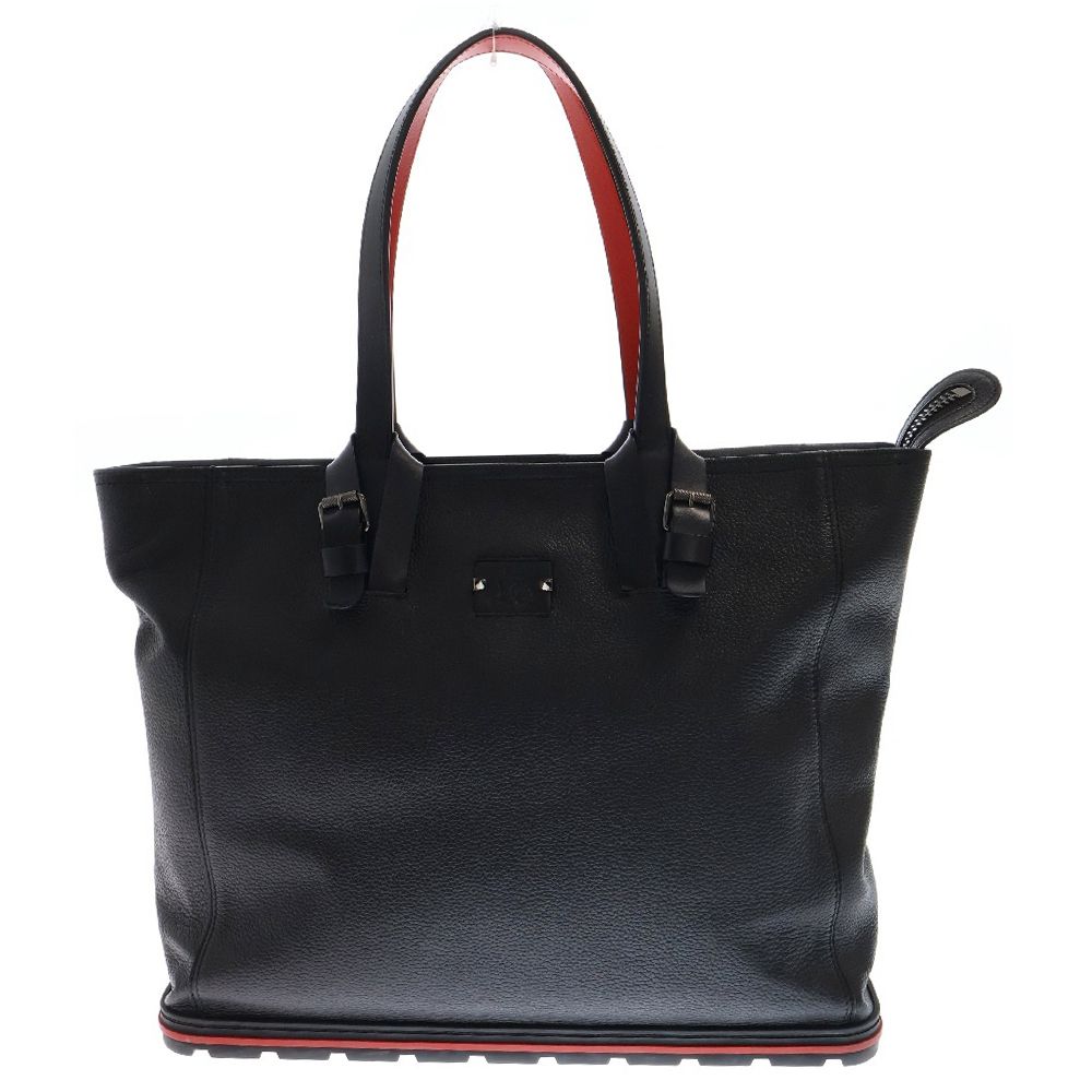 CHRISTIAN LOUBOUTIN (クリスチャンルブタン) Kabiker カバイカー カーフレザートートバッグ 3185022B078 ブラック
