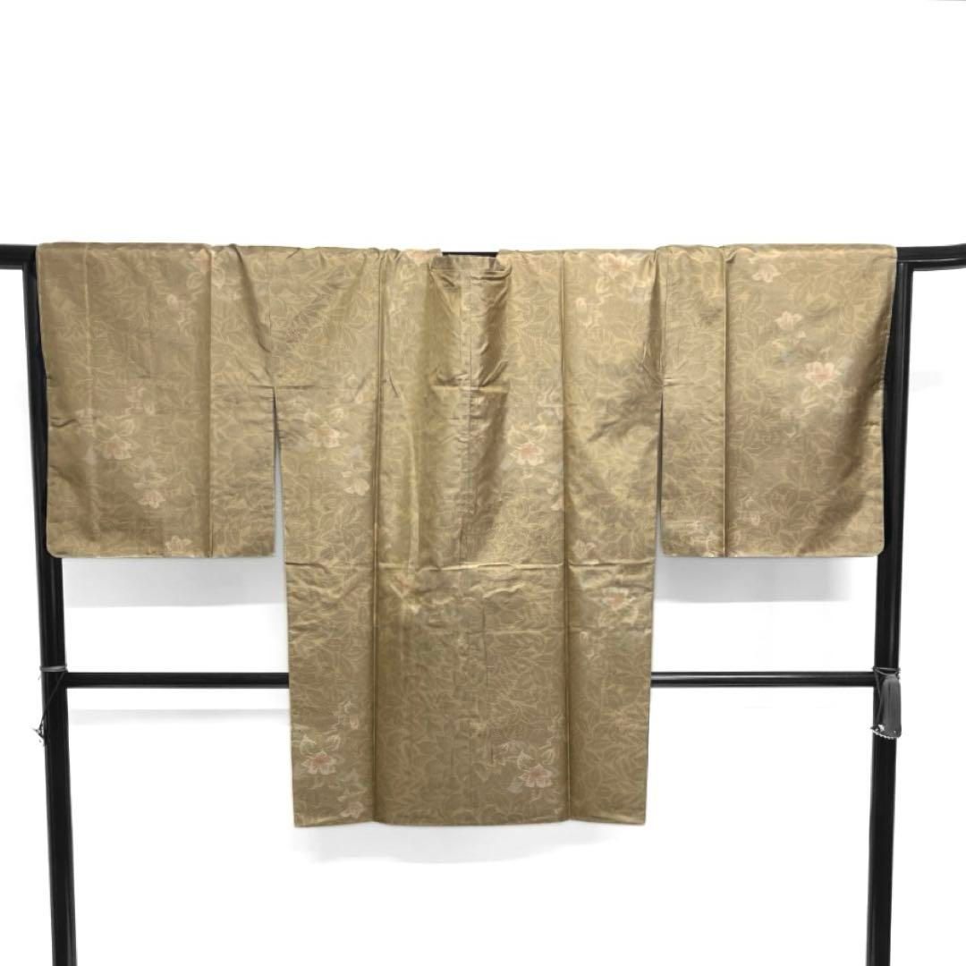 未着用　ほていや　小紋　アンサンブル　大島紬　証紙付き　桔梗　着物　054a d 未着用 ほていや 小紋 アンサンブル 大島紬 証紙付き 桔梗 着物