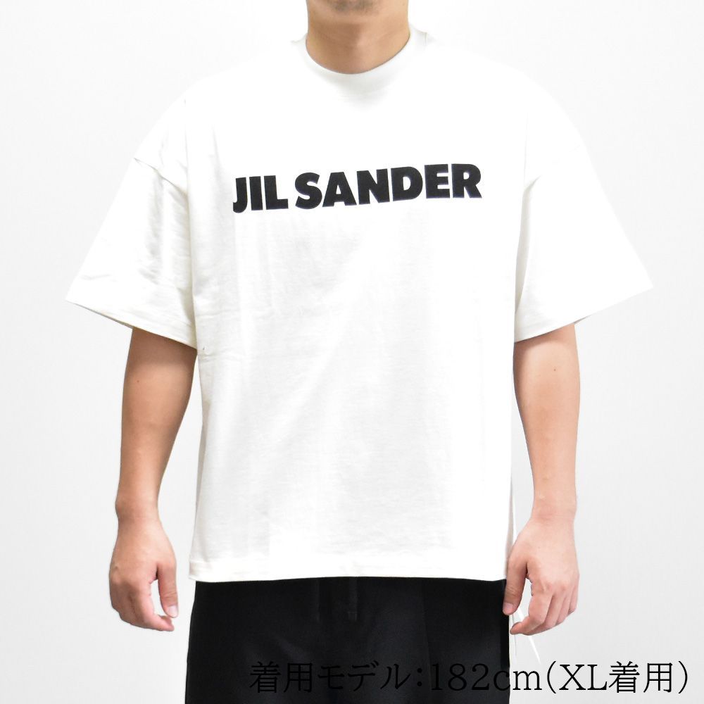 ジルサンダー Tシャツ ロゴ オーバーサイズ ヘビーウェイト メンズ