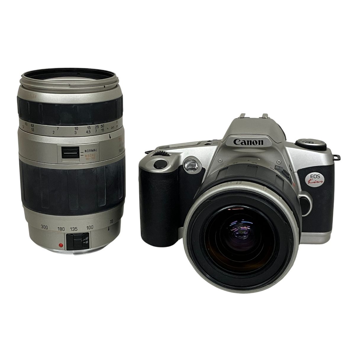 Canon EOS Kiss TAMRON 28-80mm F3.5-5.6 70-300mm F4-5.6 一眼レフ フィルムカメラ レンズセット キヤノン T10507971