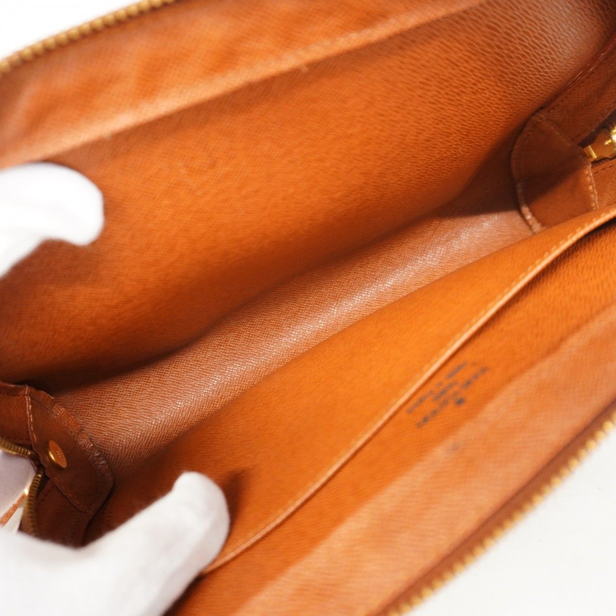 ルイヴィトン クラッチバッグ セカンドバッグ モノグラム ブラウン 茶 □美品□LOUIS VUITTON ルイヴィトン モノグラム サックスポ