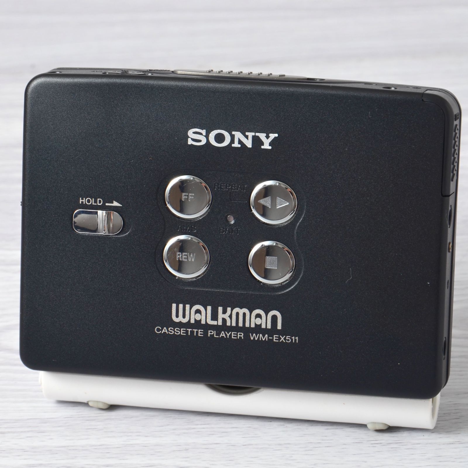 SONY WALKMAN WM-EX511 カセットウォークマン マットブラック ポーチ付 整備済 - メルカリ