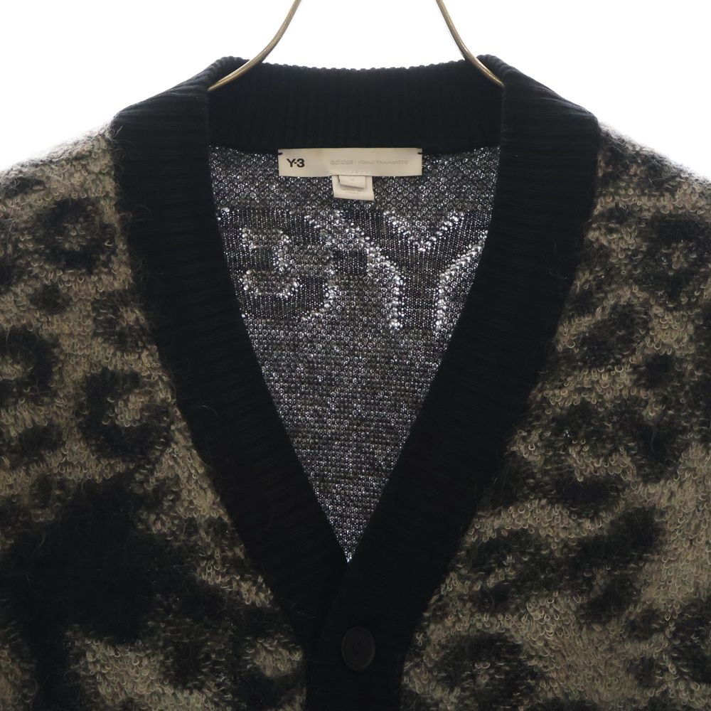 Y-3 (ワイスリー) Leopard Mohair Knit Cardigan レオパード モヘア 
