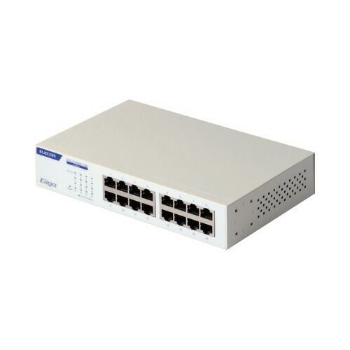 スイッチングハブ メタル筐体 １６ポートEHC-G16MN2-HW エレコム