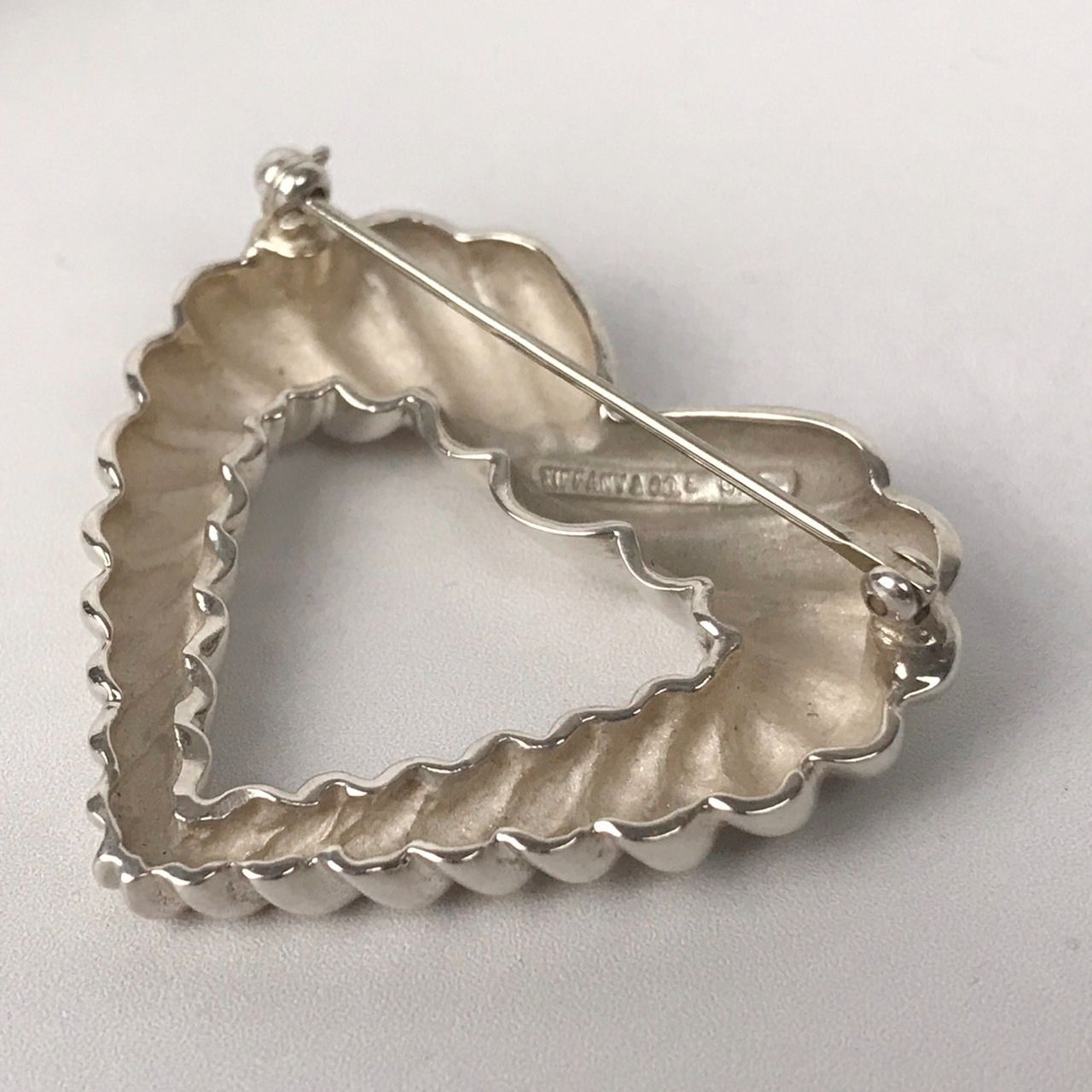 ティファニー TIFFANY＆Co. ツイスト ハート ブローチ SV925 シルバー