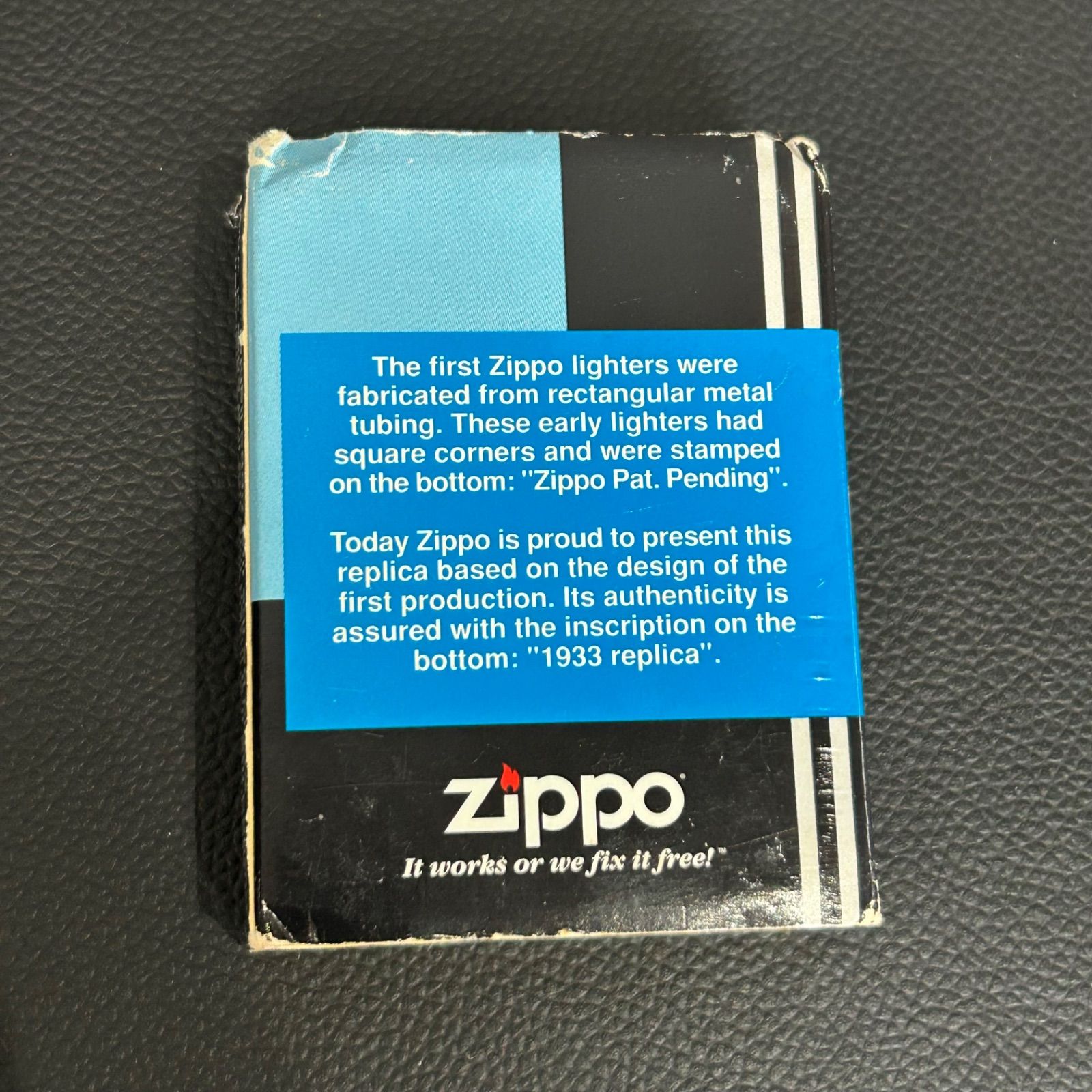希少】zippo 1933 REPLICA FIRST RELEASE Zippo WELCOME BACK 2000