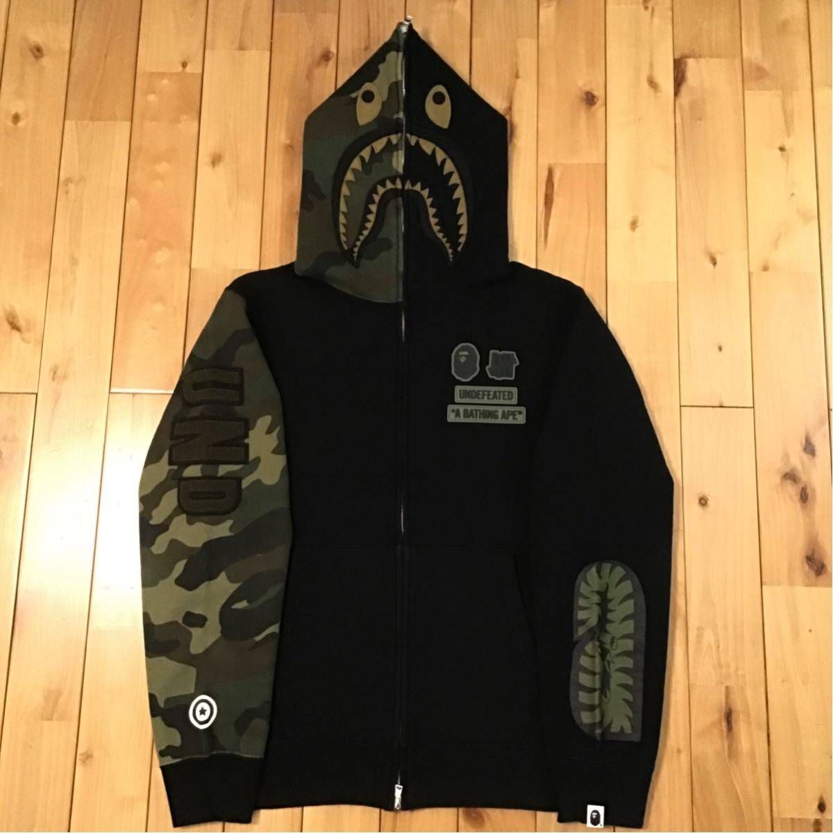 UNDEFEATED BAPE シャークパーカー XL | hartwellspremium.com