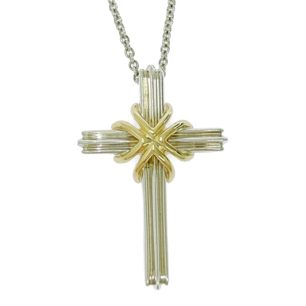 TIFFANY&Co. ティファニー ネックレス 925 750 刻印 クロス TIFFANY&Co. ティファニー ネックレス 925 750 刻印 クロス