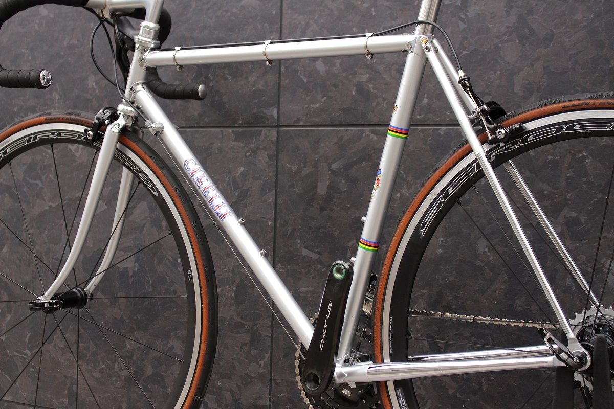 チネリ CINELLI スーパーコルサ SUPER CORSA VINTAGE カンパニョーロ コーラス 12S SCIROCCO 17C クロモリ  ロードバイク 【福岡店】 - メルカリ