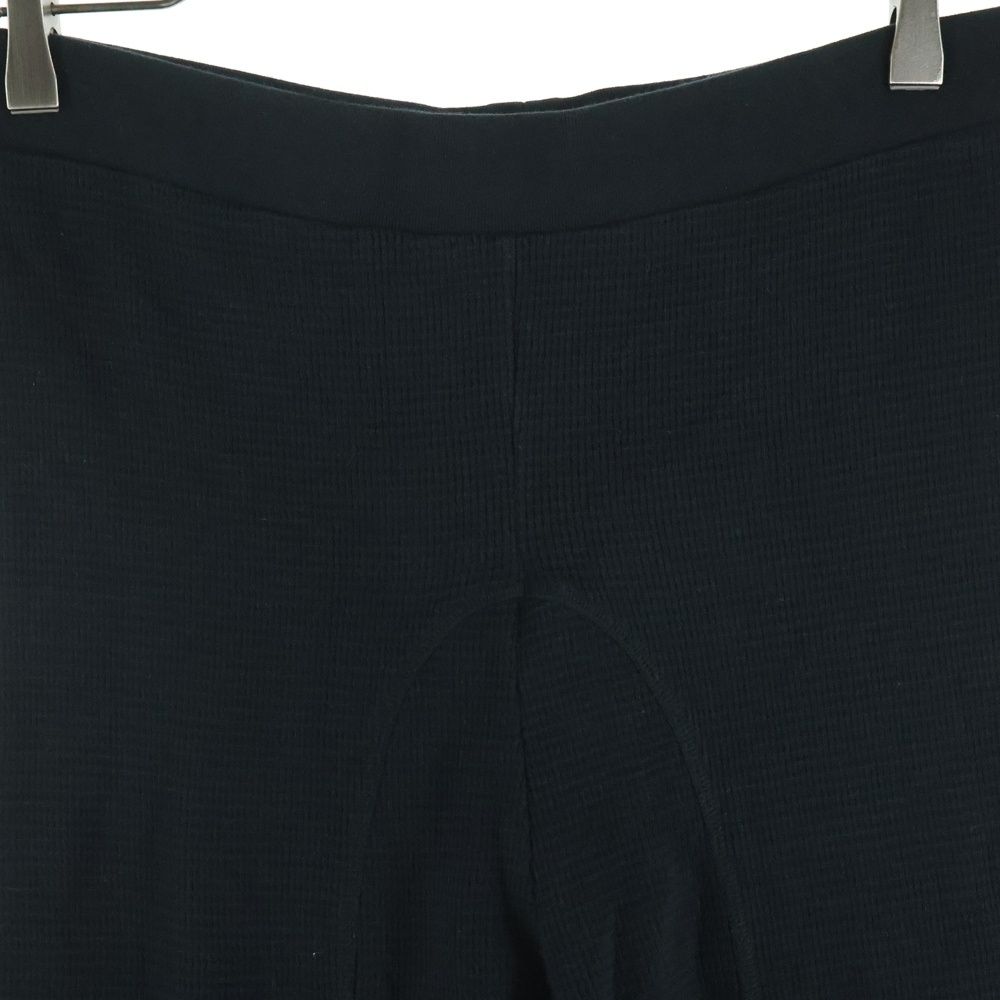 OFF-WHITE オフホワイト バックプリント ワッフル コットンレギンス レディース ブラック NICORILABO_COM