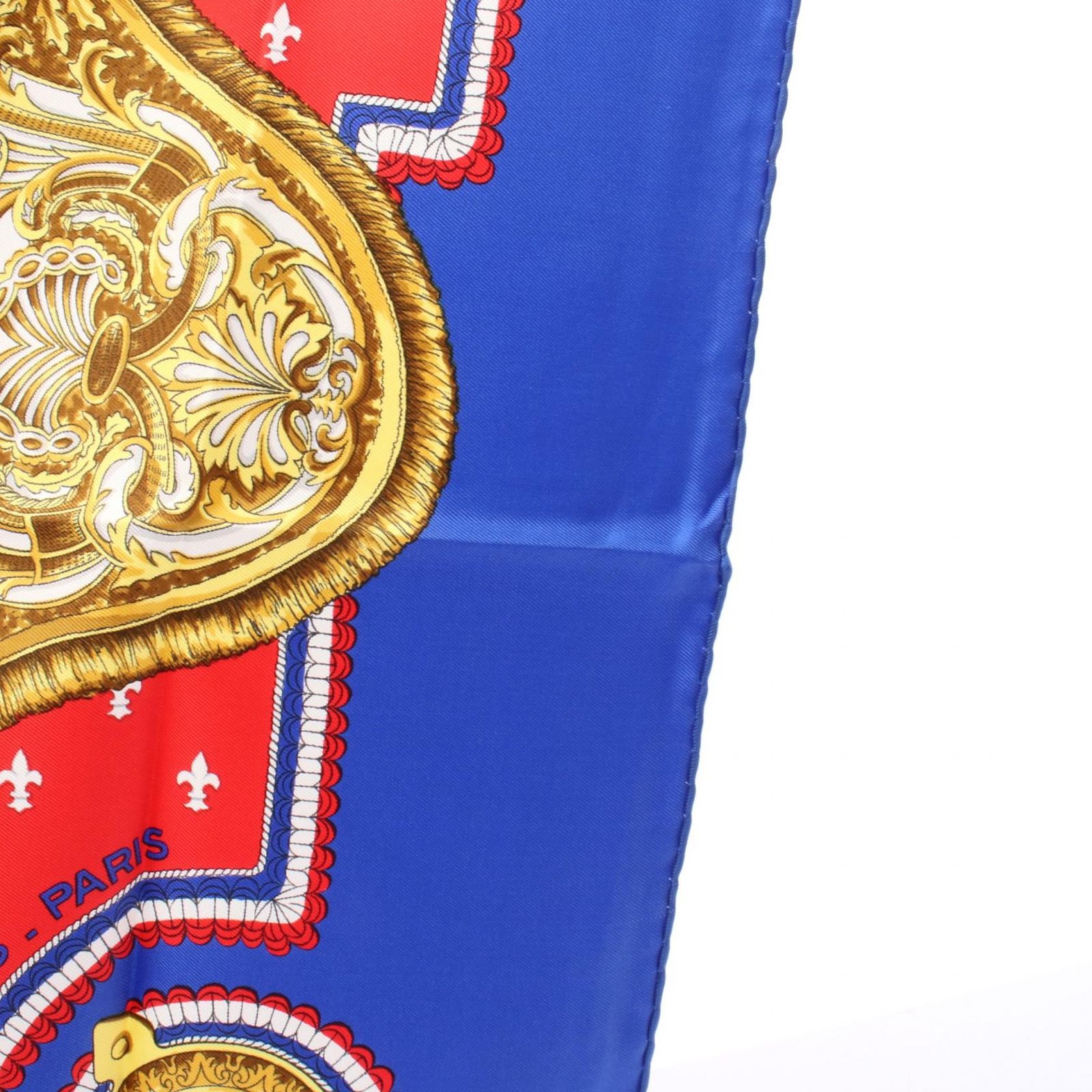 エルメス HERMES スカーフ カレ90 SELLES A HOUSSE シルク カレ90