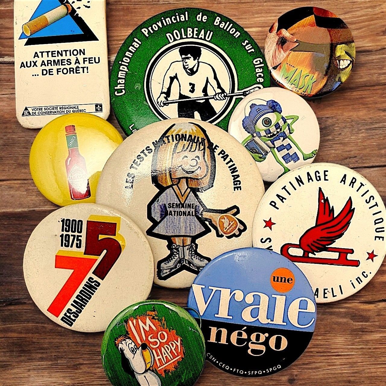 vintage 古着 デザイン ステンカラーコート 缶バッジ カスタム 缶バッジ ビンテージ アンティーク AC 50s ~ 60s 70s 80s 90s