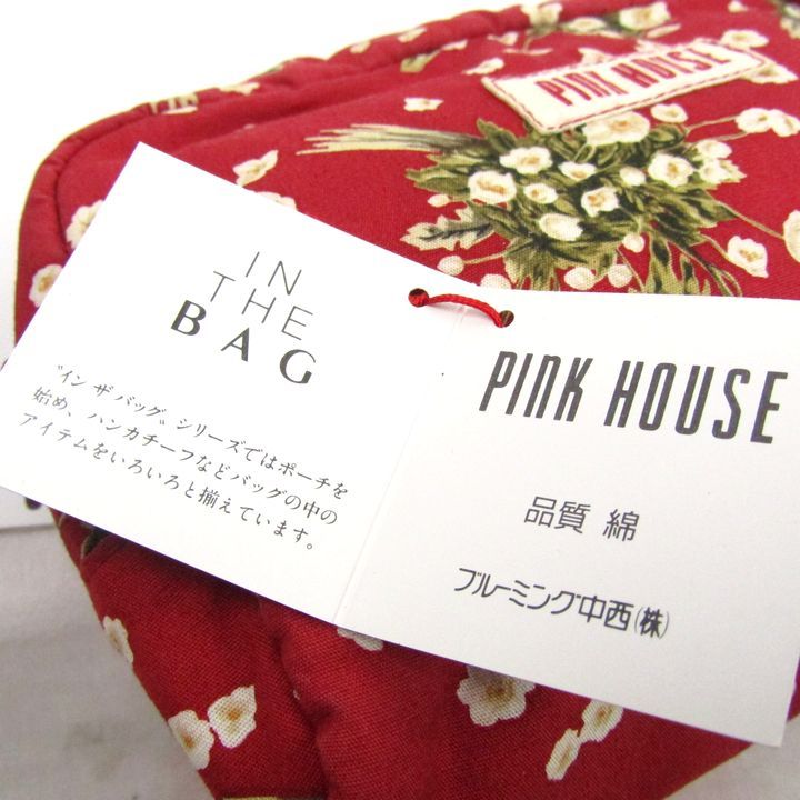 ピンクハウス ポーチ 花柄 インザバッグ 小物入れ ブランド
