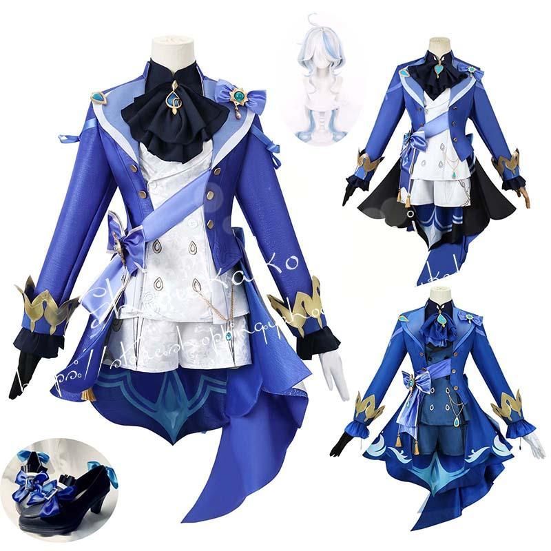 あお様 原神 げんしん genshin フリーナ フォカロルス コスプレ衣装 日常服