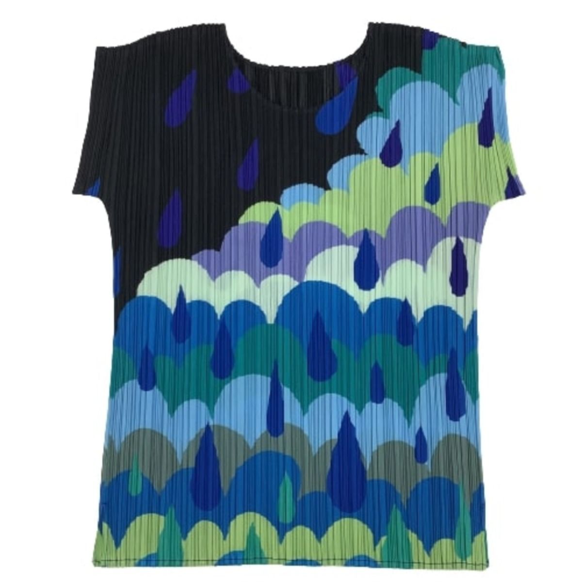 ♪♪ISSEY MIYAKE イッセイミヤケ PLEATS PLEASE カットソー 雫 雨