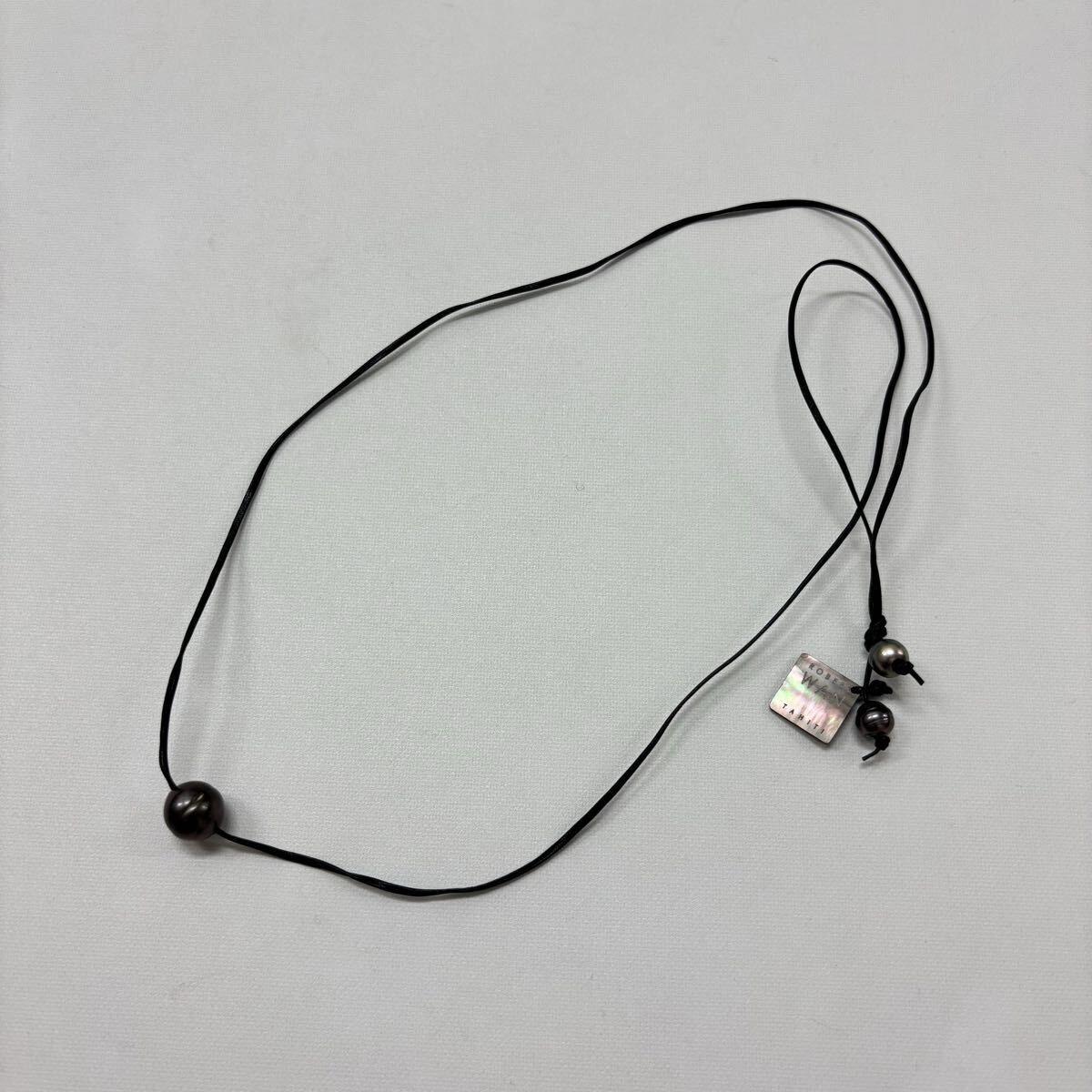 ROBERT WAN TAHITI ロバート ワン タヒチ ブラックパール ネックレス