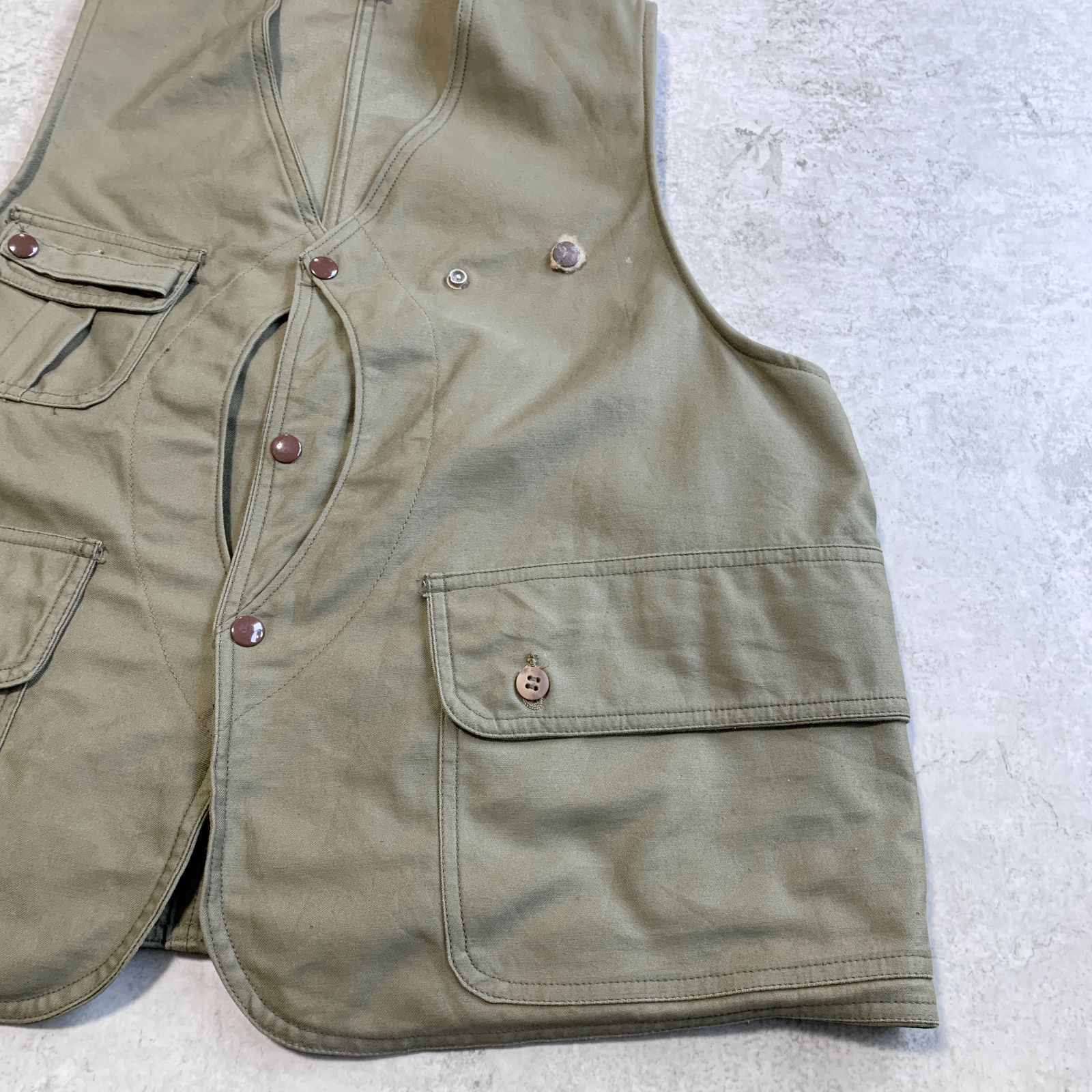 50s L.L.Bean Half Moon Hunting Vest エルエルビーン ハーフ