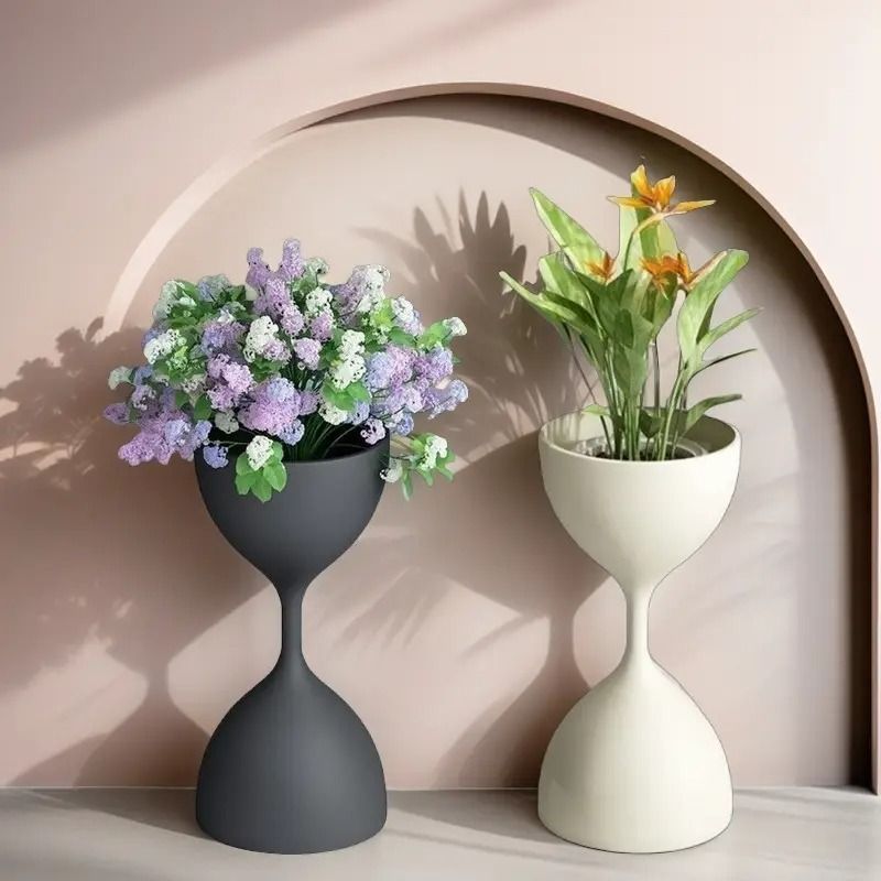 フラワーポット プランターポット 植物スタンド メタル製 花瓶 北欧 モダン かわいい おしゃれ 個性的 アート インテリア 装飾 屋内 屋外