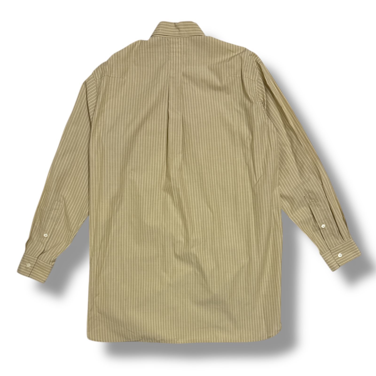 ✨新品未使用✨ MASAGO ストライプBIGシルエットシャツ イエロー 参考上代30800円 未使用品 YOKE 24SS BOXY STRIPE REGULAR