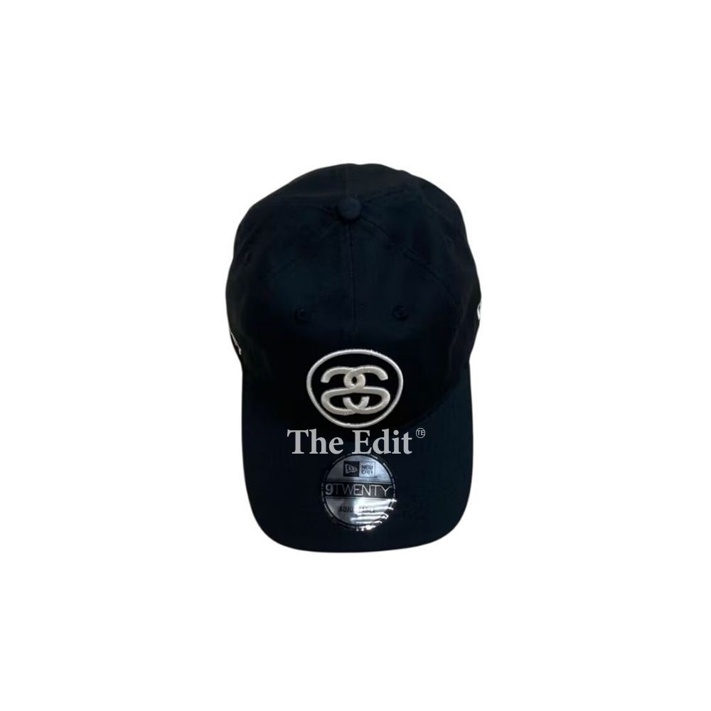 STUSSY NEW ERA SS LINK 9TWENTY CAP BLACK ステューシー