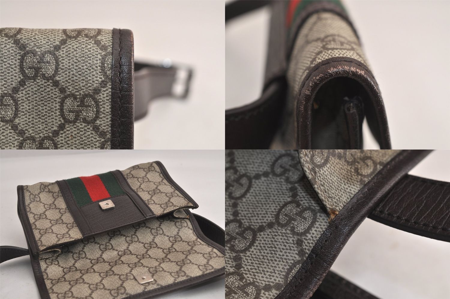 GUCCI グッチ ウェブ シェリーライン ウエストボディーバッグ GG