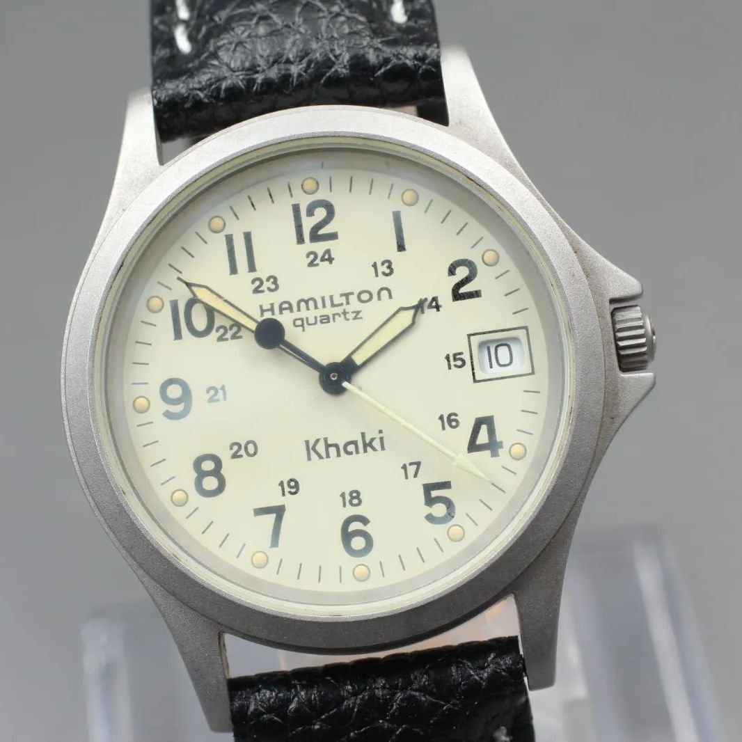 155【美品】Vintage Hamilton Khaki 9445B ハミルトン カーキ ユニ