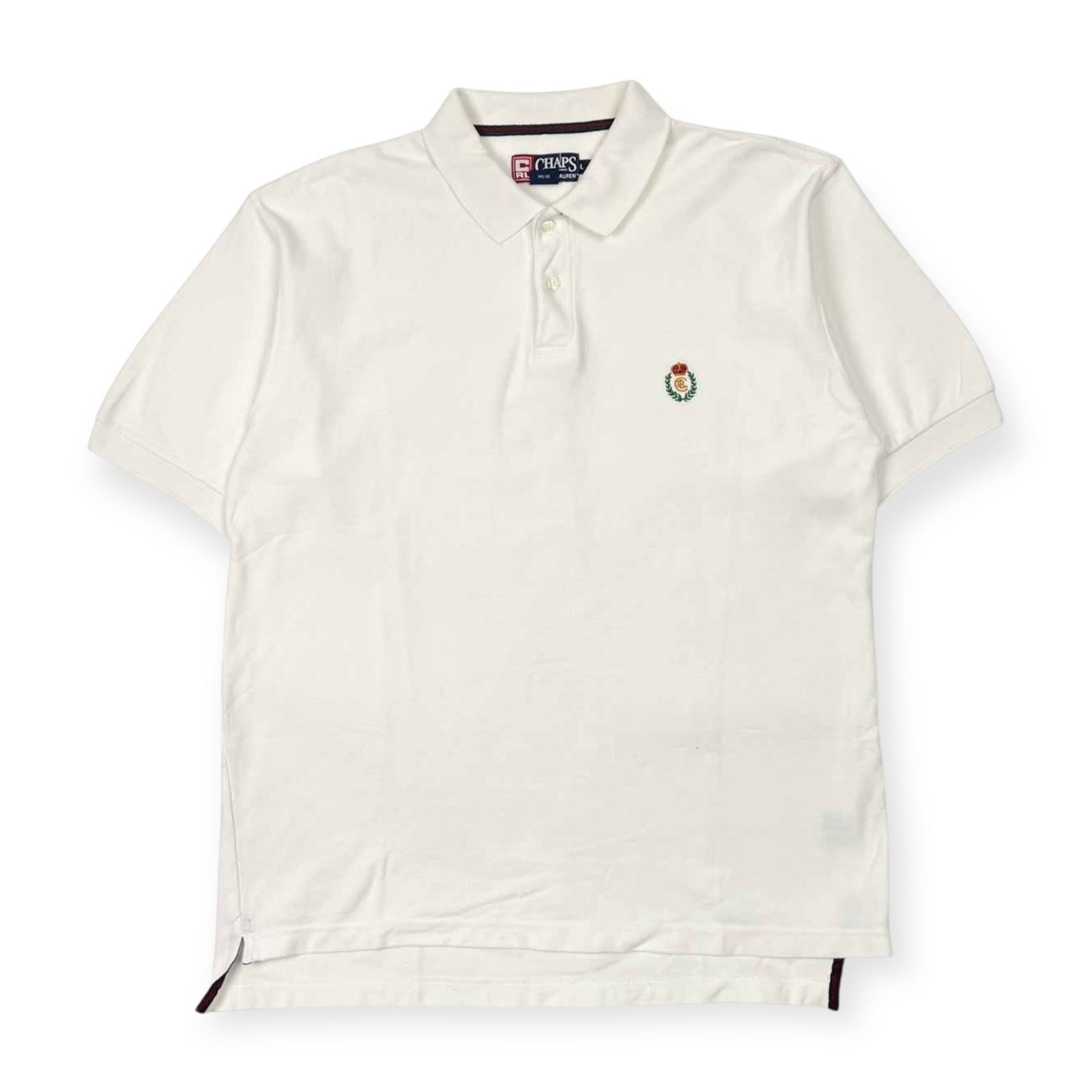 90s CHAPS RALPH LAUREN チャップス ラルフローレン 半袖 ポロシャツ L 