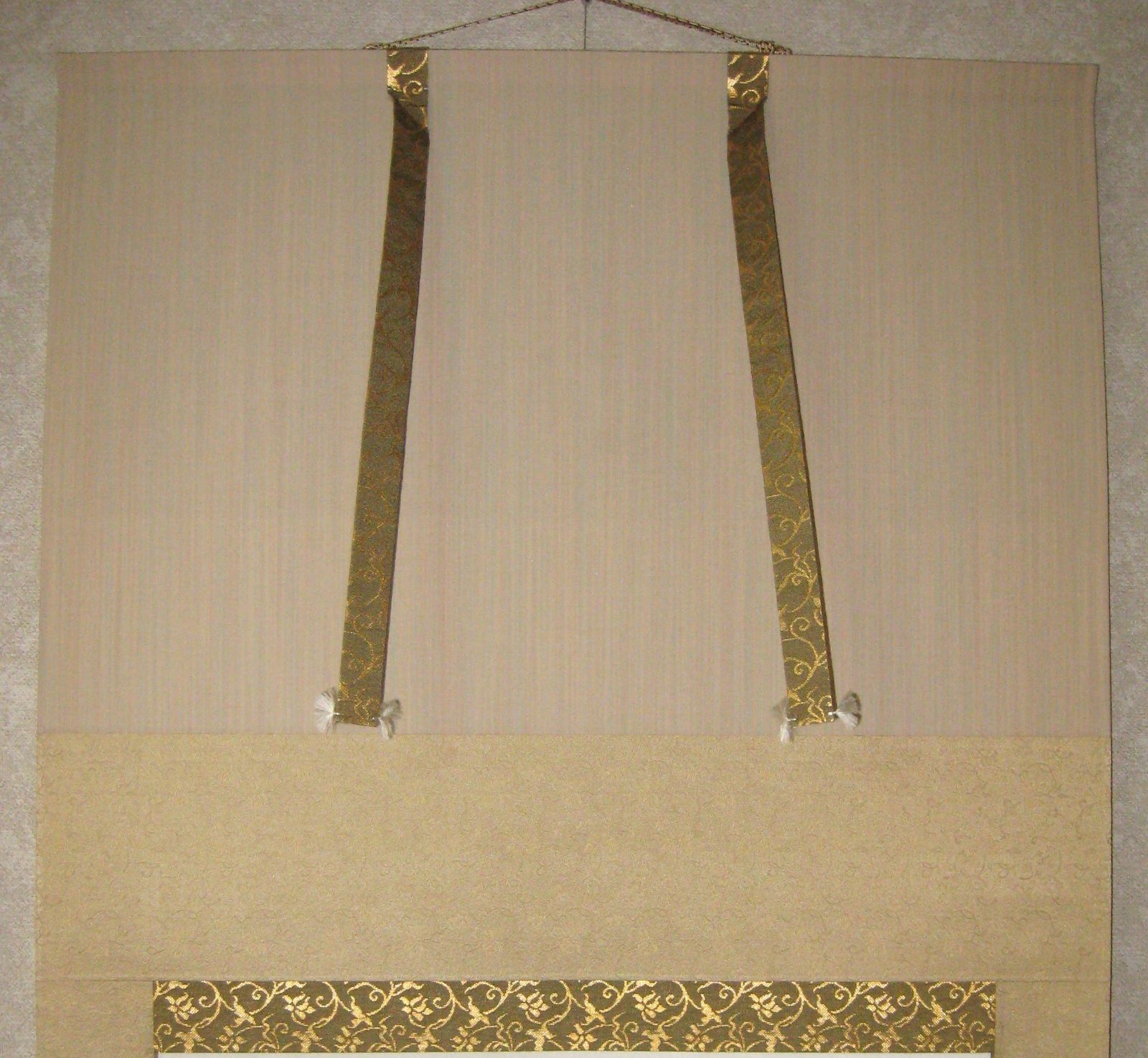 真筆】掛け軸 掛軸 富貴花◇中川幸彦 太巻 (共箱・タトウ箱付) 美