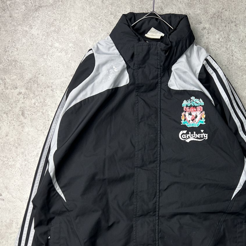 00s リヴァプール adidas 短丈ナイロンジャケット cityboy 古着 00s リヴァプール adidas 短丈ナイロンジャケット cityboy 古着