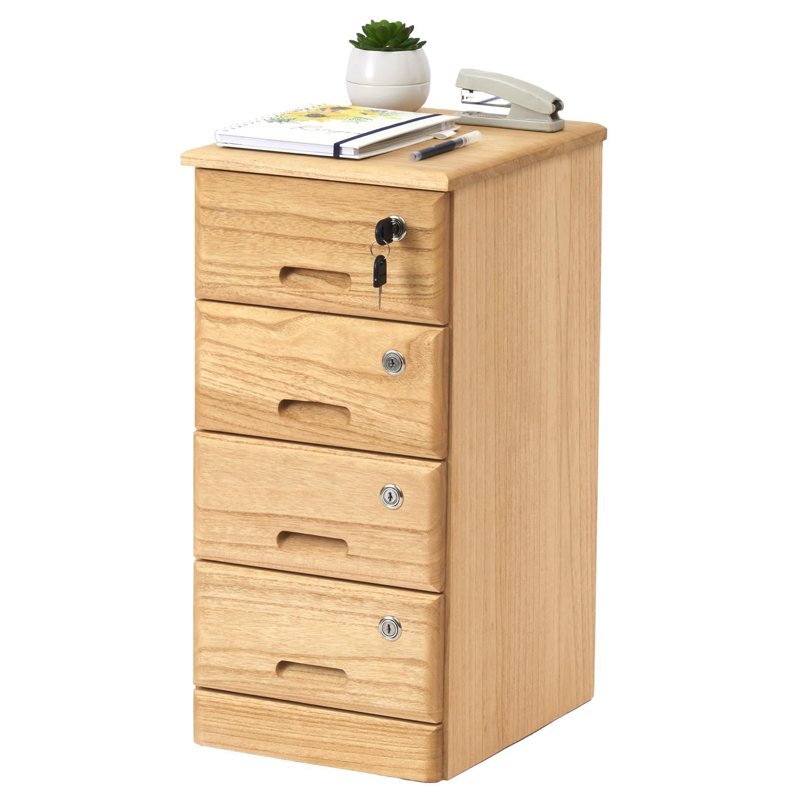 数量 キャスター 全段鍵付 植物オイル塗装仕上げ サイドワゴン A4紙対応 電話台 ナチュラル サイドキャビネット 収納 4段 完成品 TQ-A44-NA キャビネット 桐製 KIRIGEN