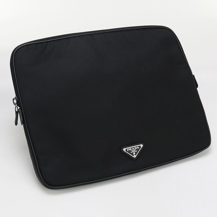 PRADA プラダ　2way ブリーフケース　ナイロン　レザー　ブラック PRADA プラダ 2WAY 2VE407 ブリーフケース ナイロン