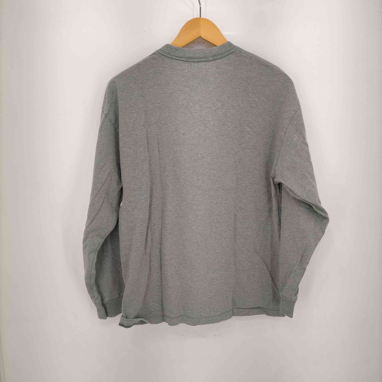 スティーブンアラン Steven Alan MICRO TOP BORDER LONG SLEEVE TEE 