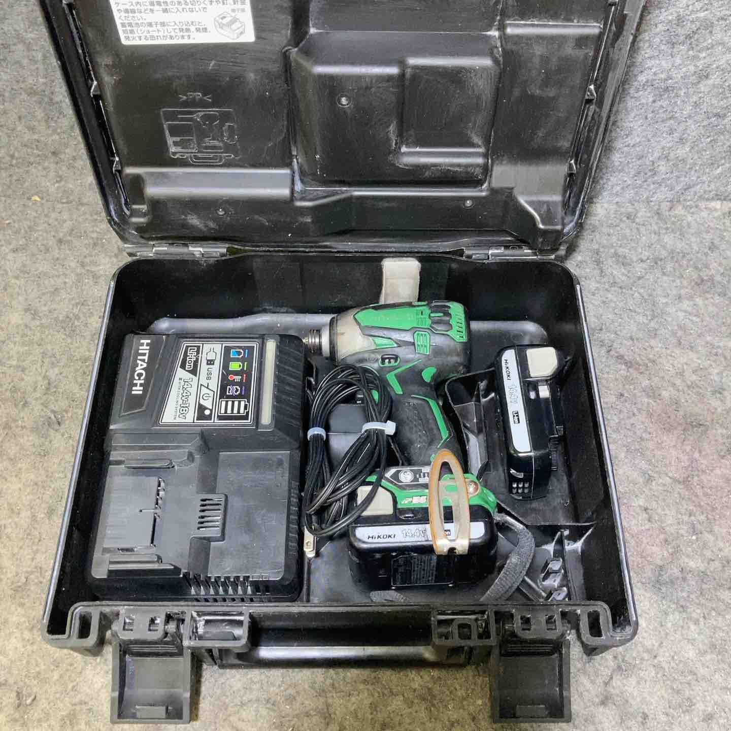 日立工機 14.4Vコードレスインパクトドライバ WH14DDL2 2LSCK 桶川店