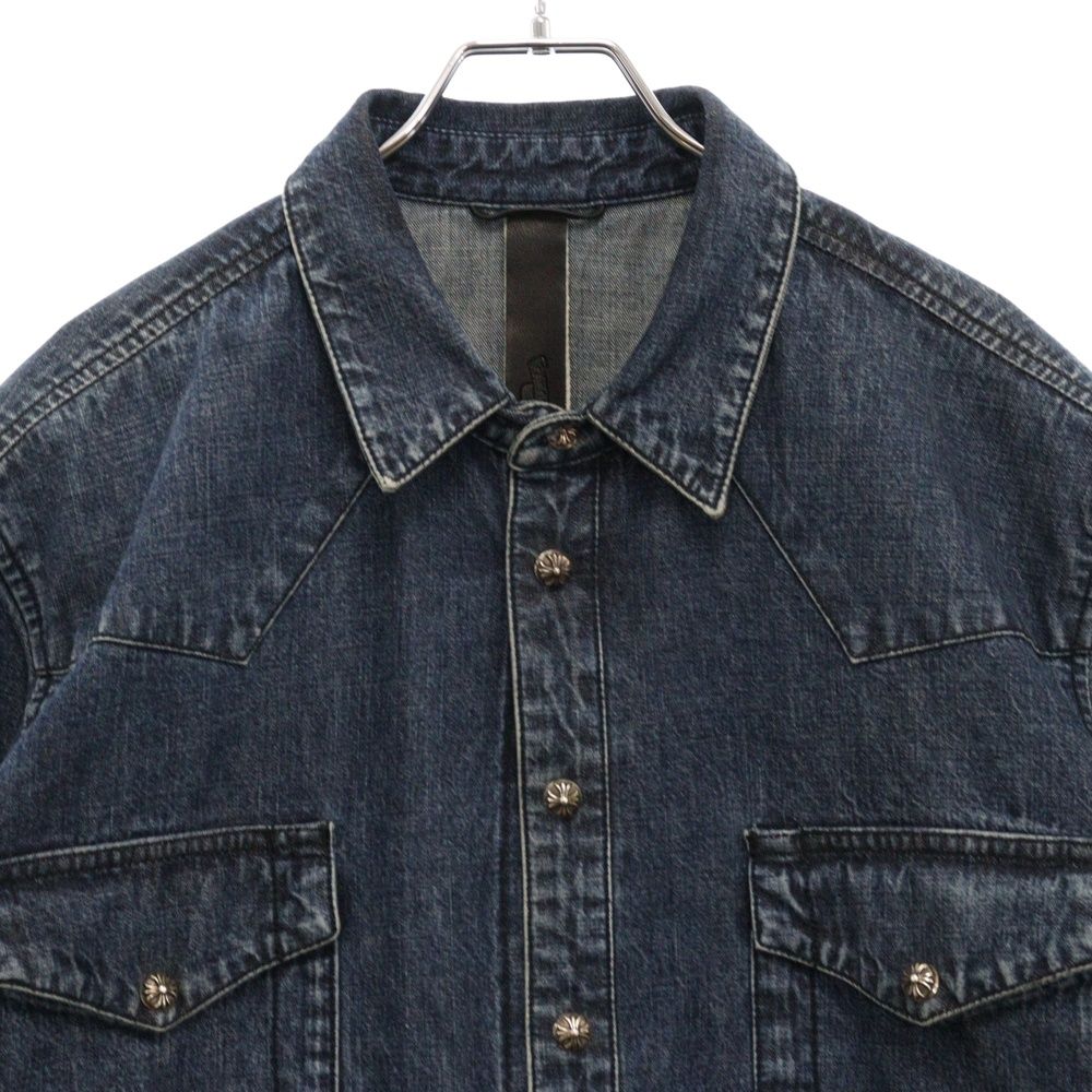 CHROME HEARTS (クロムハーツ) （JVP） DENIM WESTERN 袖クロス
