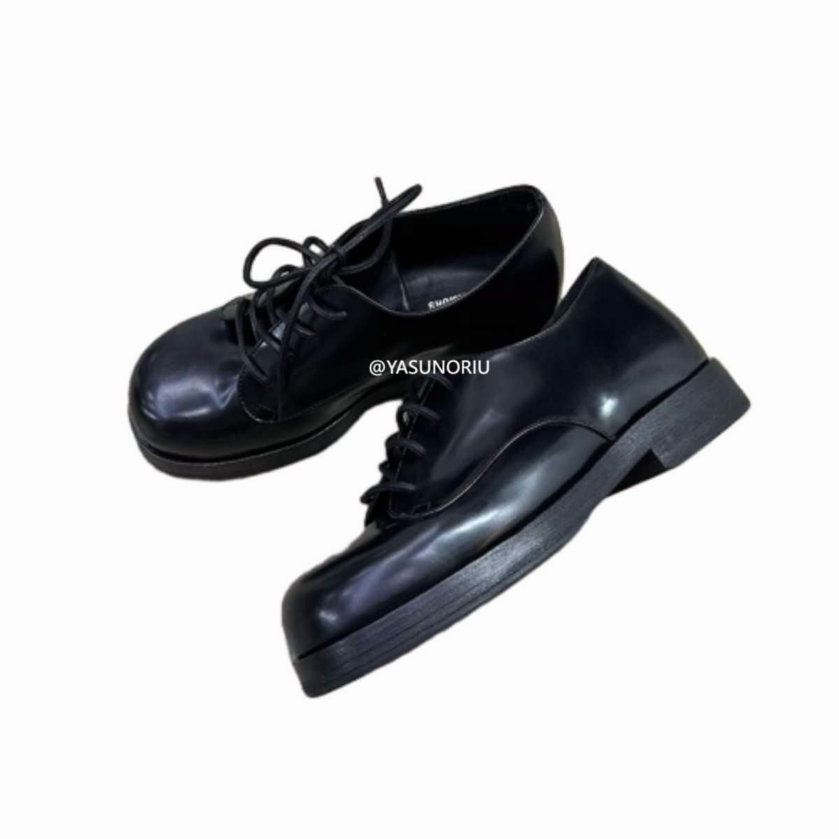 kudosRaf Simons Brushed Leather Derby Shoes