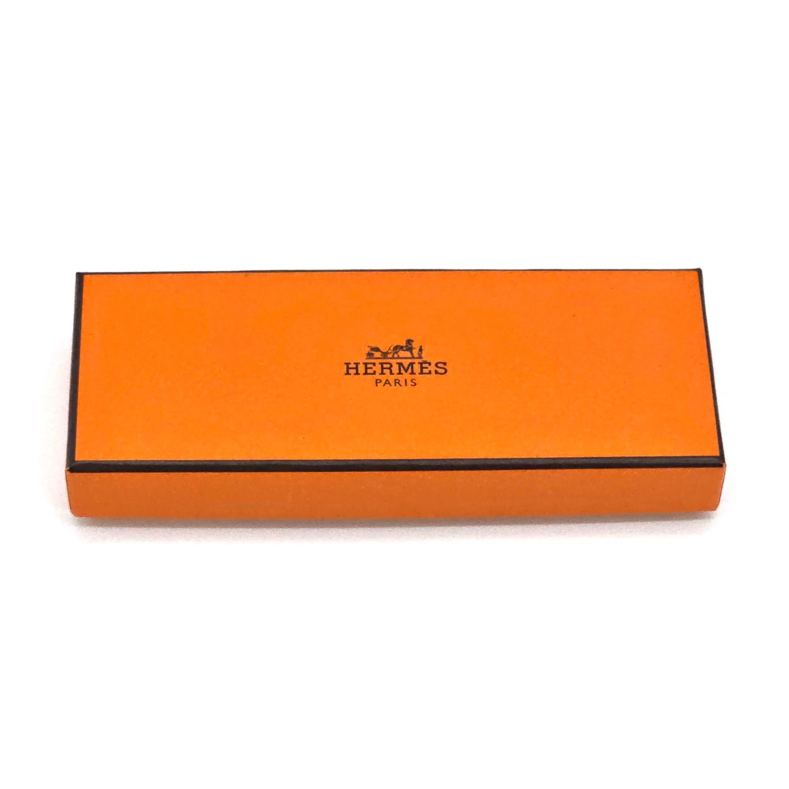 HERMES エルメス バッファローホーン かんざし 簪 ヘアピック ヘア ブラウン系 箱 DECORATOM_COM_BR