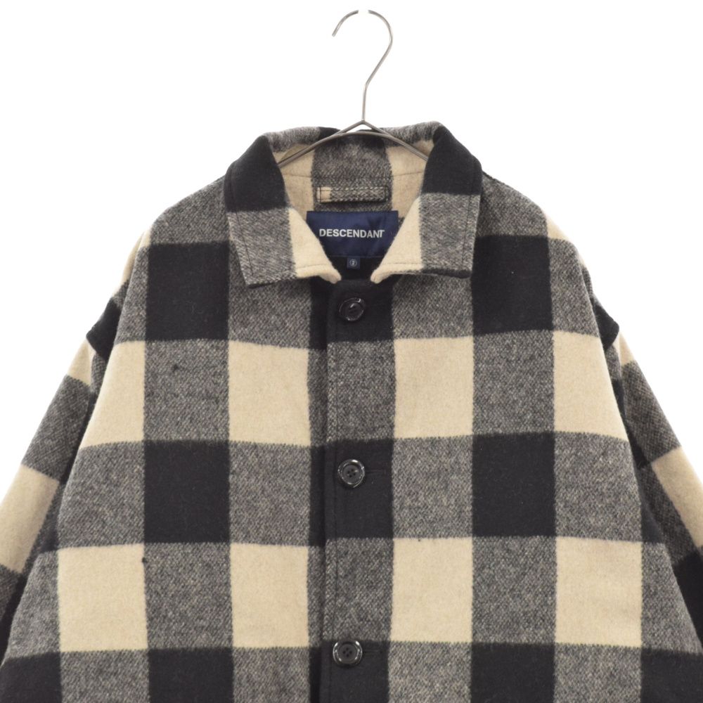 DESCENDANT (ディセンダント) 20AW RAG MELTON JACKET チェック ...