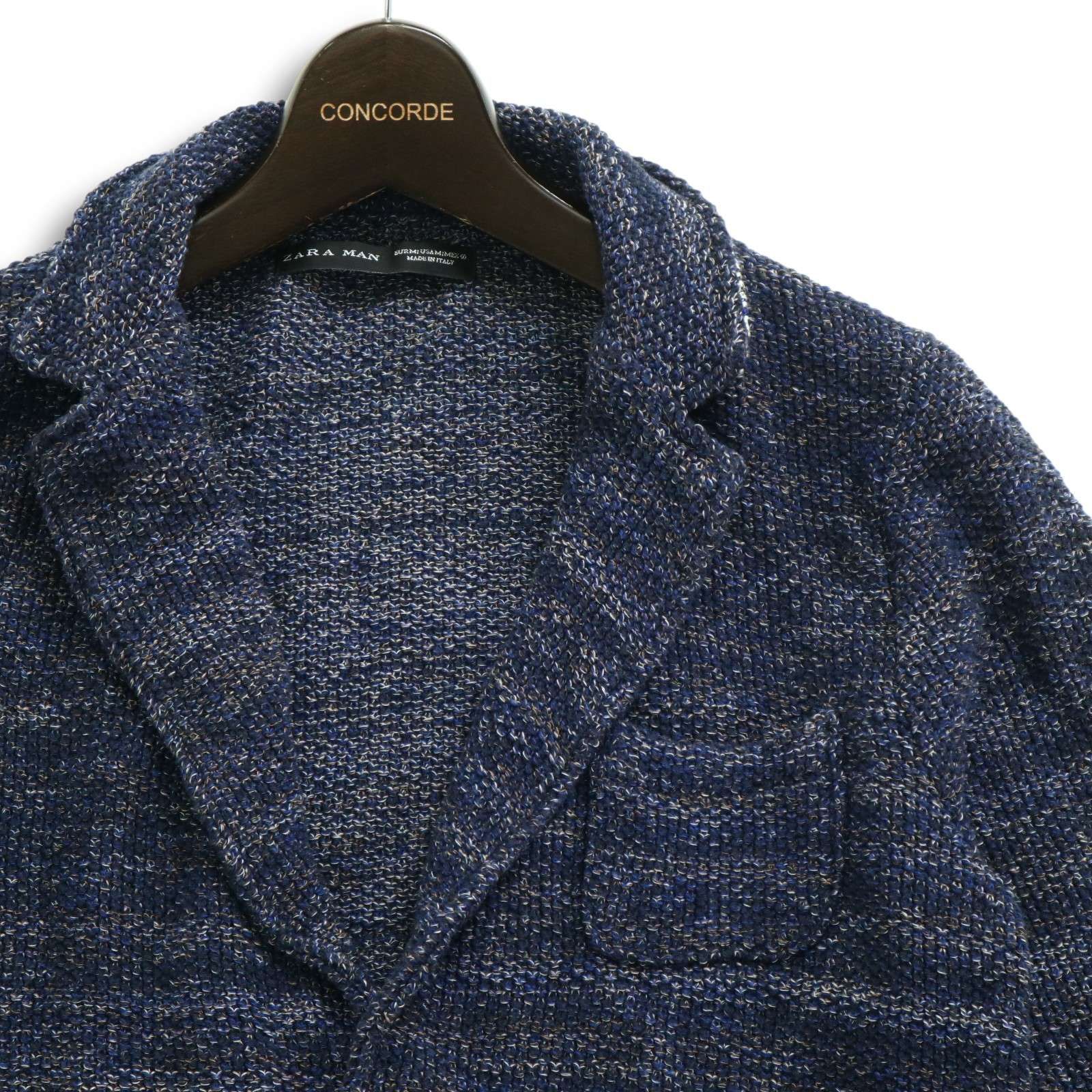 イタリア製☆ ZARA MAN ザラ マン 秋冬 ニット☆ ジャケット 