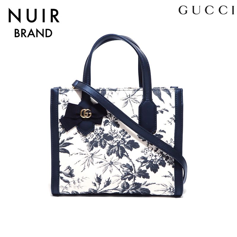 GUCCI グッチ ショルダーバッグ フラワー ハーバリウム GGリボン付き
