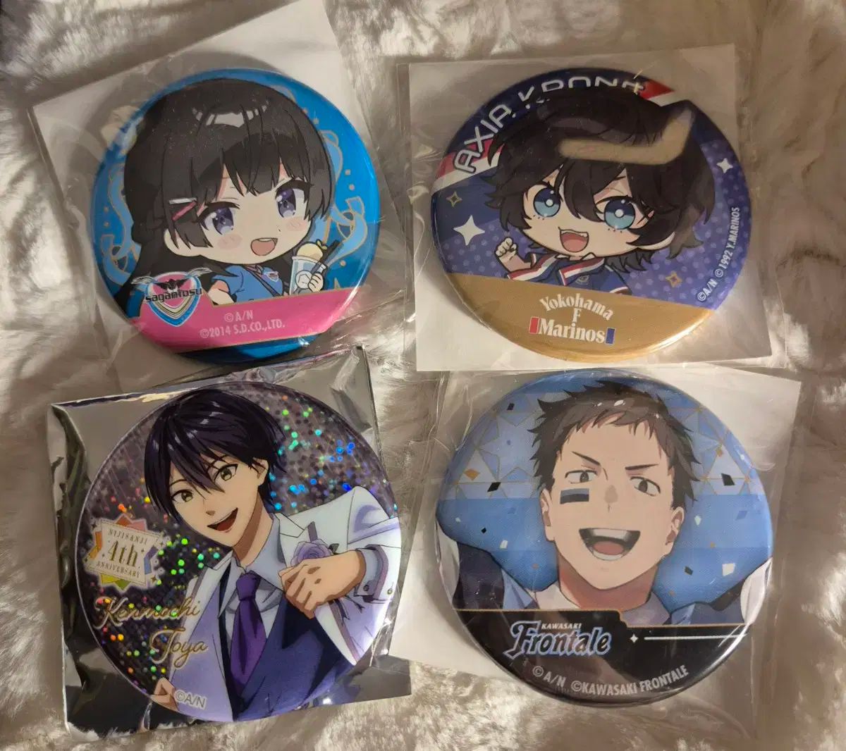 アクシア・クローネ デビュー缶バッジ 106個 welcome にじさんじ