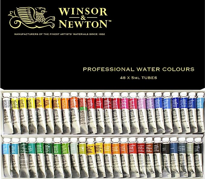 中古品 WINSOR＆NEWTON ウィンザー＆ニュートン 48色 5ML - 画材