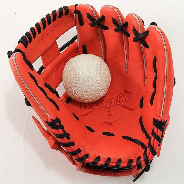 ミズノ 軟式グローブ 外野手向け 右投げ用 スプレンディッドオレンジ