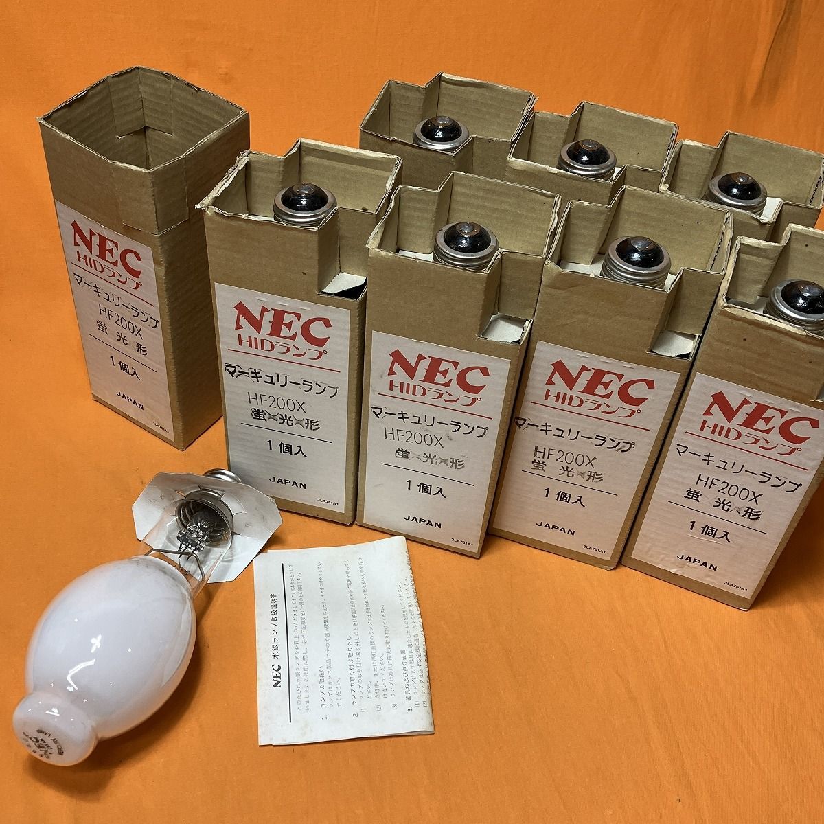 水銀ランプ 8個セット NEC HF200X