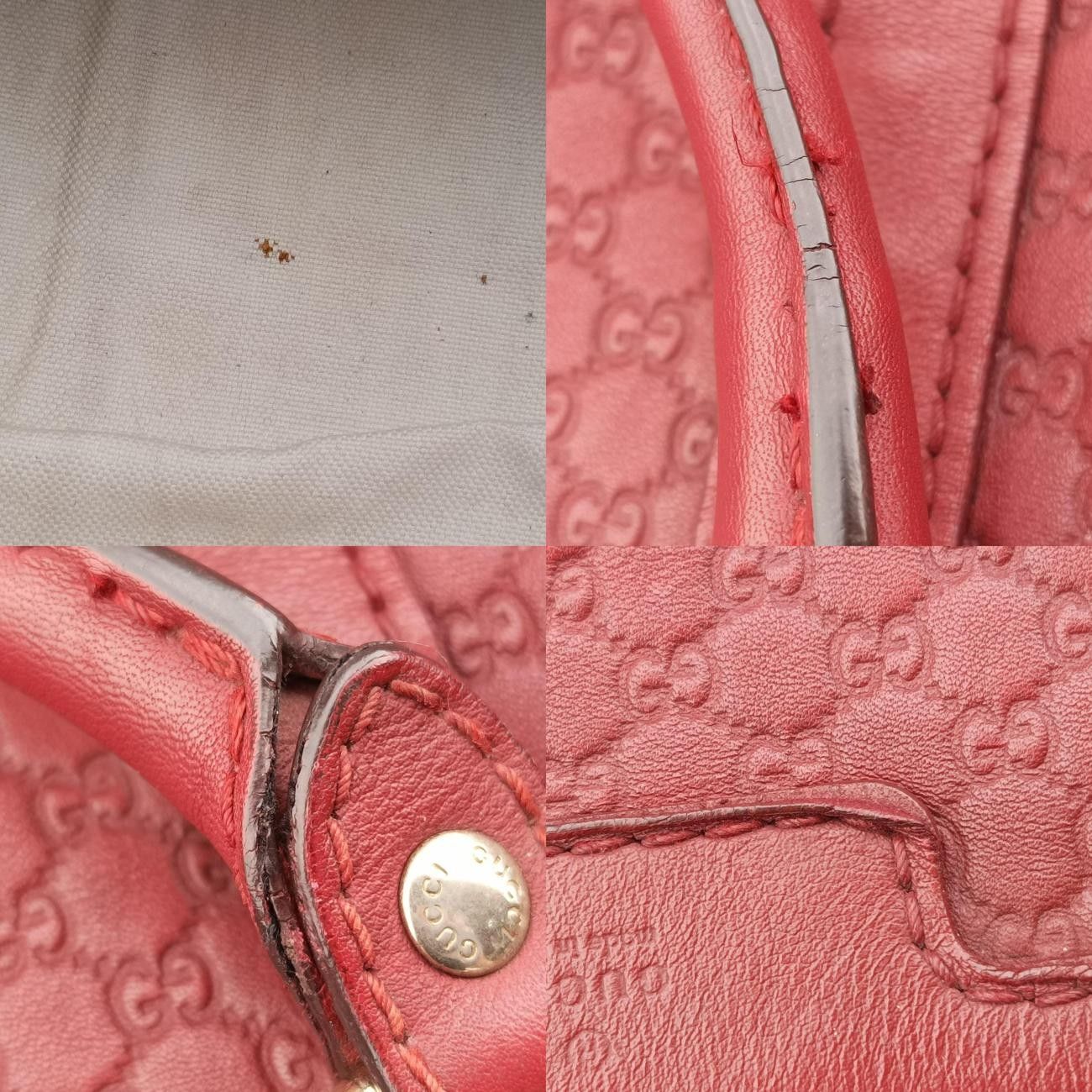 グッチGucciシェリーラインレッドレザー247205D014665433