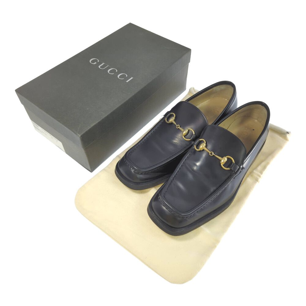 GUCCI グッチ ホースビット・レザーシューズ ローファー 靴/110/0222