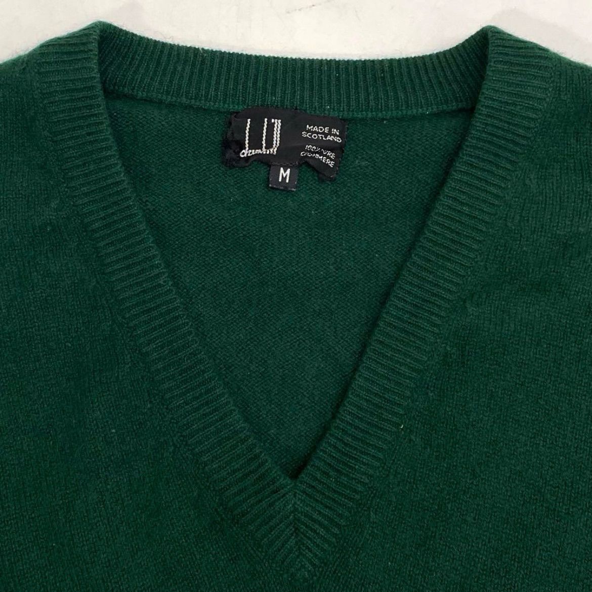 dunhill ダンヒル Vネック カシミヤニット セーター レイヤード