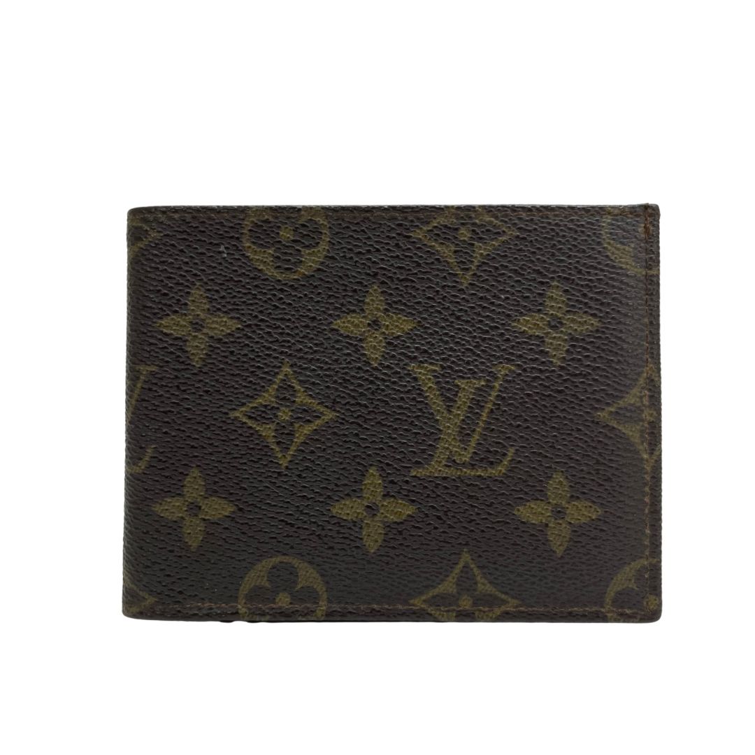 超激得，定番人気 2460 LOUIS VUITTON ルイヴィトン モノグラム 二つ折り財布 ヴィンテージ 二つ折り財布