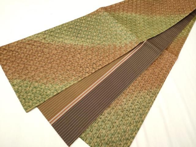 帯1453 ●菅原工房 菅原結 漢方染 高級正絹 紬 片面全通リバーシブル袋帯 楽天市場】漢方染 菅原の通販