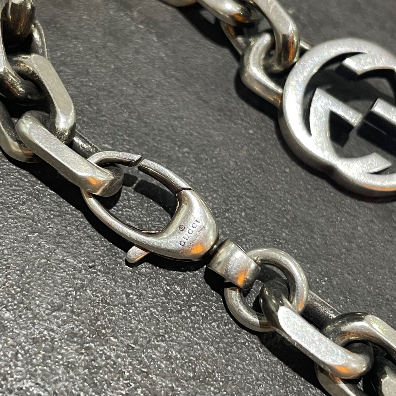 GUCCI インターロッキングG チェーンブレスレット グッチ